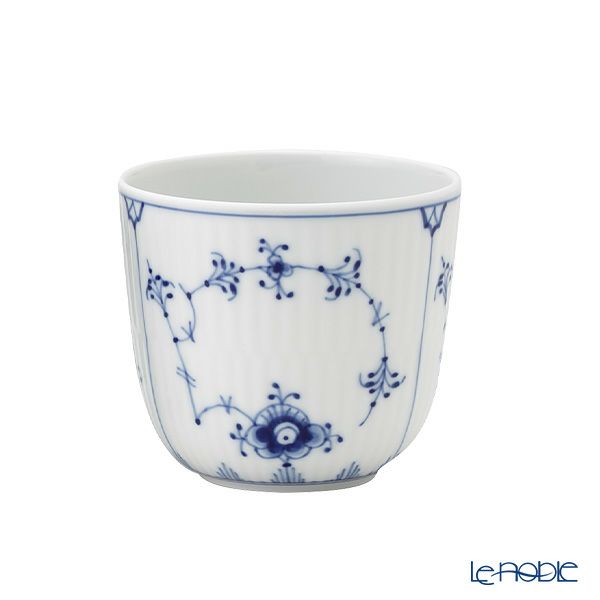 ロイヤルコペンハーゲン（Royal Copenhagen） ブルー フルーテッド プレイン カップ ペア 7.5×H6cm 130ml 1101149／1062453