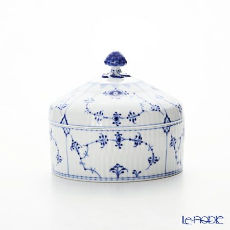 ロイヤルコペンハーゲン（Royal Copenhagen） ブルー フルーテッド プレイン ボックスラウンド 11.5cm 1101175／1016758