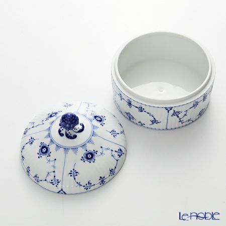 ロイヤルコペンハーゲン（Royal Copenhagen） ブルー フルーテッド プレイン ボックスラウンド 11.5cm 1101175／1016758