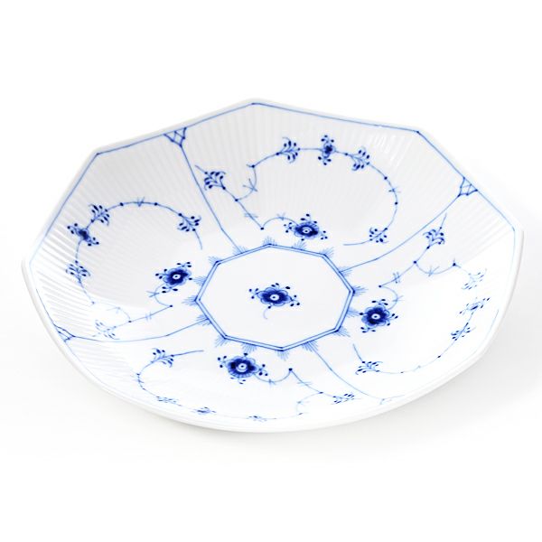 ロイヤルコペンハーゲン（Royal Copenhagen） ブルー フルーテッド プレイン アーチボウル 25cm 1101398