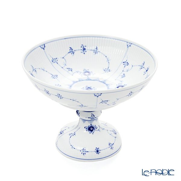 ロイヤルコペンハーゲン（Royal Copenhagen） ブルー フルーテッド プレイン コンポート 21cm 1101428／1016762