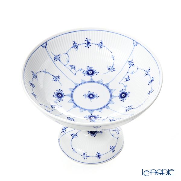 ロイヤルコペンハーゲン（Royal Copenhagen） ブルー フルーテッド プレイン コンポート 21cm 1101428／1016762