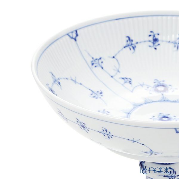 ロイヤルコペンハーゲン（Royal Copenhagen） ブルー フルーテッド プレイン コンポート 21cm 1101428／1016762