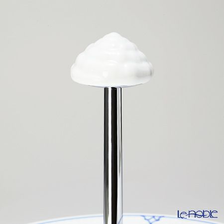 ロイヤルコペンハーゲン（Royal Copenhagen） ブルー フルーテッド プレイン 2段ケーキスタンド 24cm 組立式 1101437／1016764