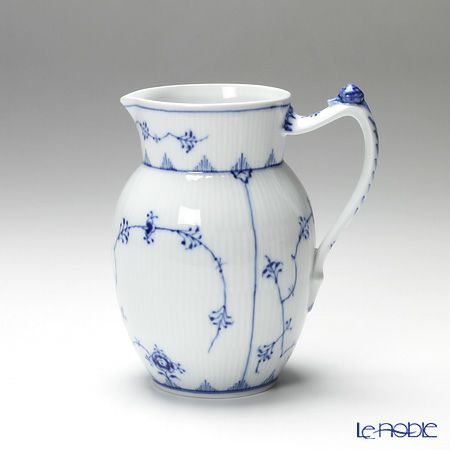 ロイヤルコペンハーゲン（Royal Copenhagen） ブルー フルーテッド プレイン ミルクジャグ 1101442／1017188