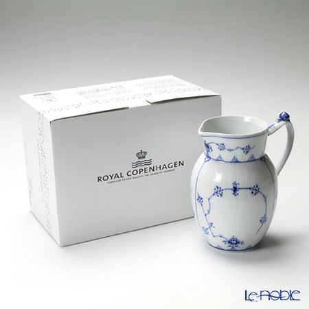 ロイヤルコペンハーゲン（Royal Copenhagen） ブルー フルーテッド プレイン ミルクジャグ 1101442／1017188