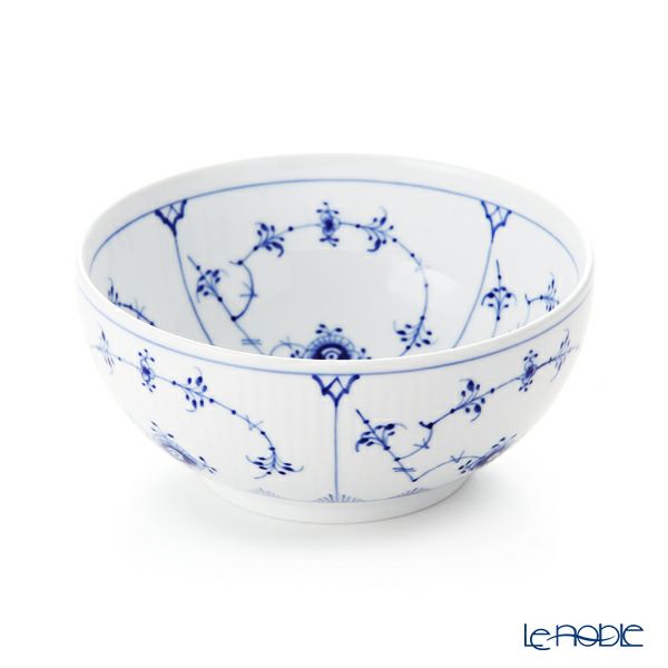 ロイヤルコペンハーゲン（Royal Copenhagen） ブルー フルーテッド プレイン ボウル 15cm×H7cm 1101455