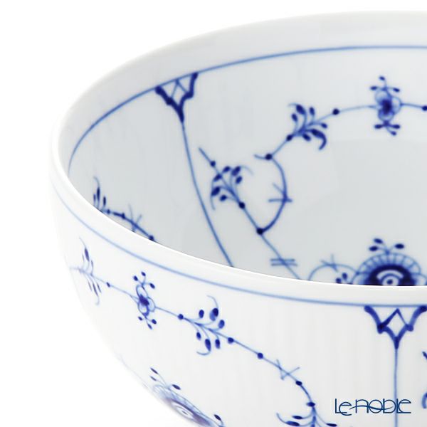 ロイヤルコペンハーゲン（Royal Copenhagen） ブルー フルーテッド プレイン ボウル 15cm×H7cm 1101455