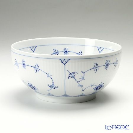 ロイヤルコペンハーゲン（Royal Copenhagen） ブルー フルーテッド プレイン ボウル 18×8.5cm 1101456／1017190