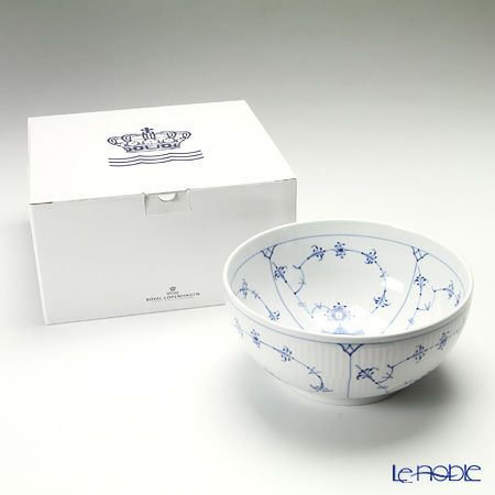 ロイヤルコペンハーゲン（Royal Copenhagen） ブルー フルーテッド プレイン ボウル 18×8.5cm 1101456／1017190