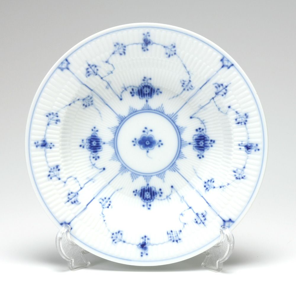 ロイヤルコペンハーゲン（Royal Copenhagen） ブルー フルーテッド プレイン プレート（ディープ） 21cm 1101604／1017195