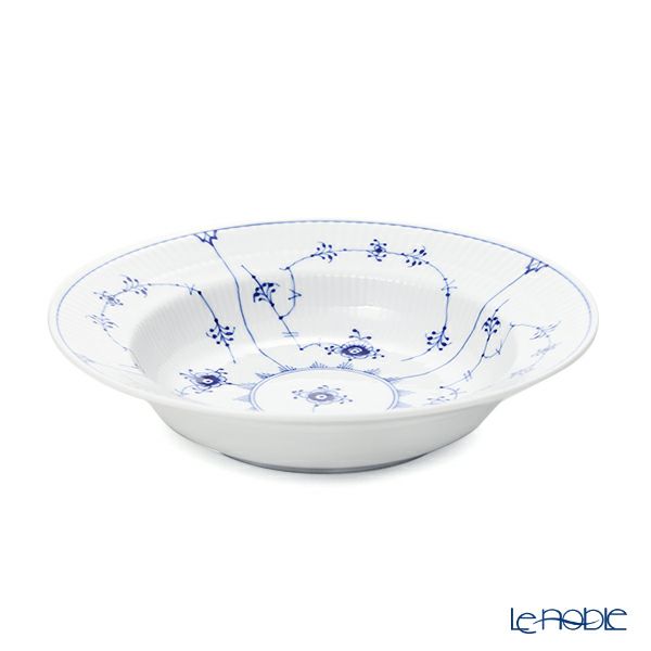 ロイヤルコペンハーゲン（Royal Copenhagen） ブルー フルーテッド プレイン プレート（ディープ） 23cm 1101605／1017196