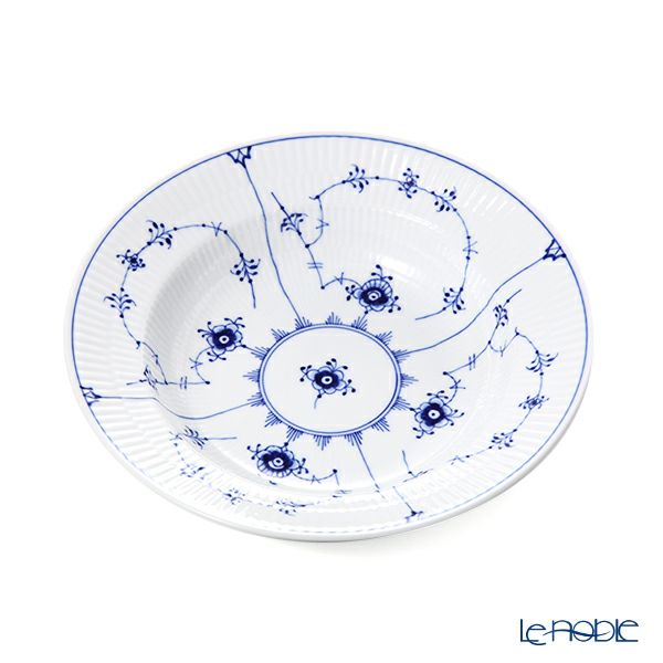 ロイヤルコペンハーゲン（Royal Copenhagen） ブルー フルーテッド プレイン プレート（ディープ） 23cm 1101605／1017196