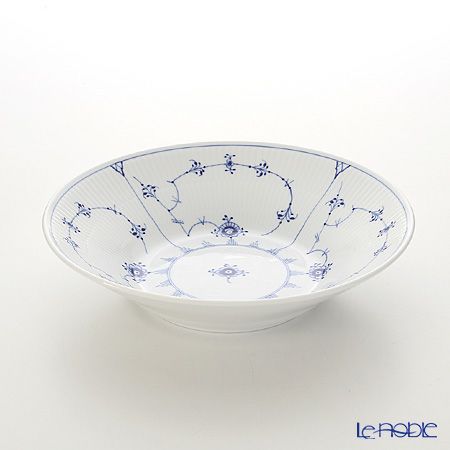ロイヤルコペンハーゲン（Royal Copenhagen） ブルー フルーテッド プレイン パスタプレート 24×6cm 1101606／1016769