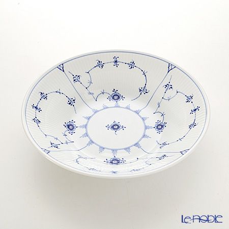 ロイヤルコペンハーゲン（Royal Copenhagen） ブルー フルーテッド プレイン パスタプレート 24×6cm 1101606／1016769