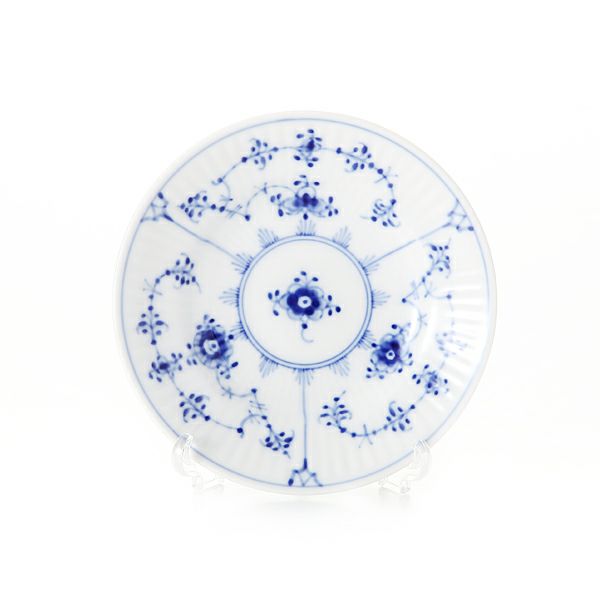 ロイヤルコペンハーゲン（Royal Copenhagen） ブルー フルーテッド プレイン プレート 11cm 1101612