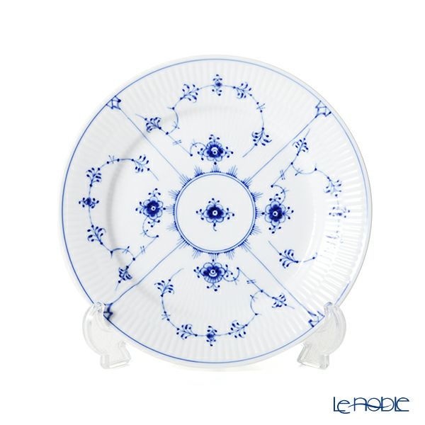 ロイヤルコペンハーゲン（Royal Copenhagen） ブルー フルーテッド プレイン プレート（フラット） 19cm 1101620／1017199