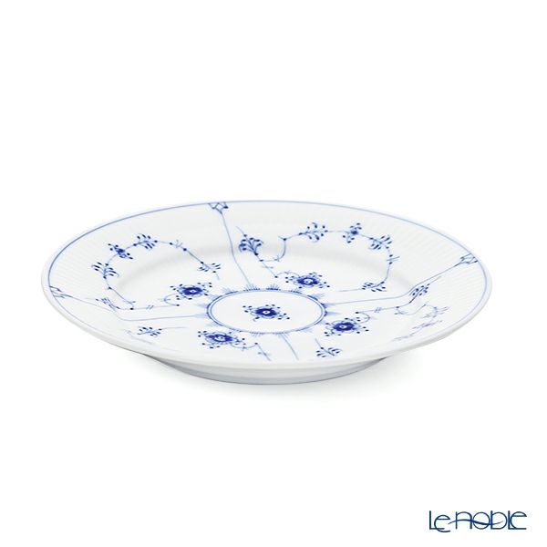 ロイヤルコペンハーゲン（Royal Copenhagen） ブルー フルーテッド プレイン プレート（フラット） 19cm 1101620／1017199