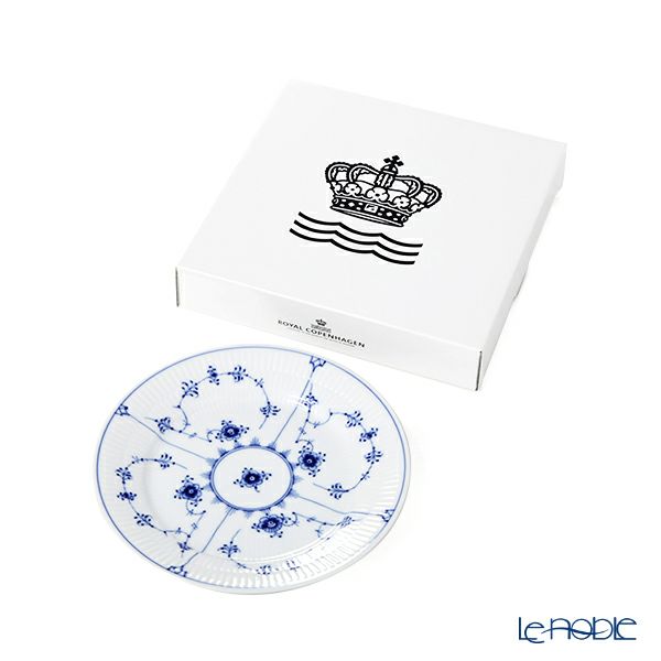 ロイヤルコペンハーゲン（Royal Copenhagen） ブルー フルーテッド プレイン プレート（フラット） 19cm 1101620／1017199