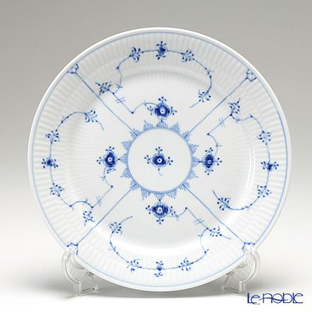 ロイヤルコペンハーゲン（Royal Copenhagen） ブルー フルーテッド プレイン プレート（フラット） 25cm 1101625／1017201