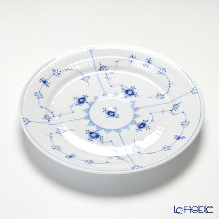 ロイヤルコペンハーゲン（Royal Copenhagen） ブルー フルーテッド プレイン プレート（フラット） 25cm 1101625／1017201