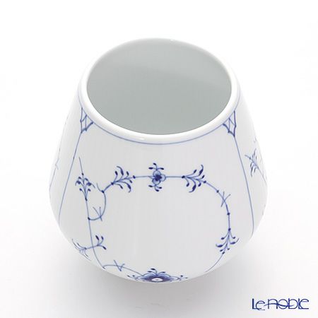 ロイヤルコペンハーゲン（Royal Copenhagen） ブルー フルーテッド プレイン ベース S 12cm 1101680／1016770