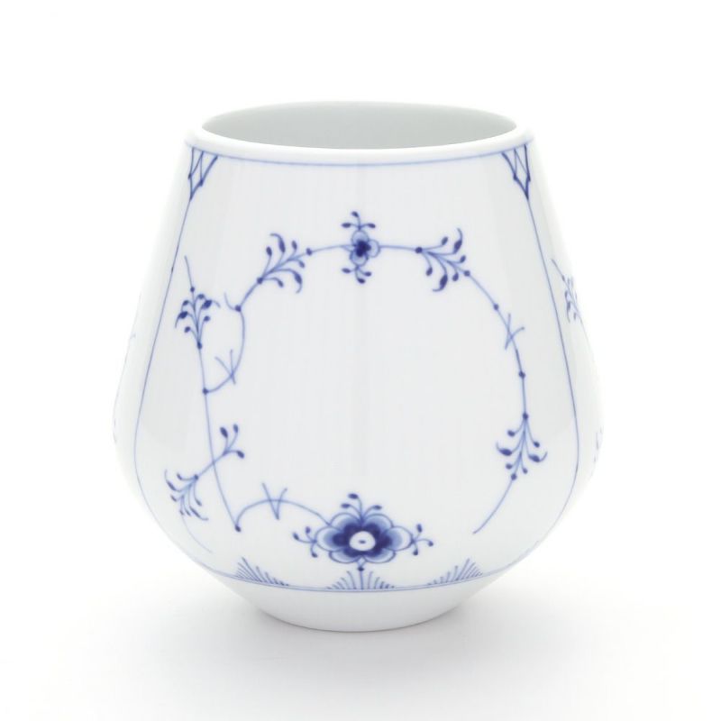 ロイヤルコペンハーゲン（Royal Copenhagen） ブルー フルーテッド プレイン ベース S 12cm 1101680／1016770