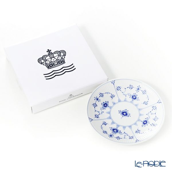 ロイヤルコペンハーゲン（Royal Copenhagen） ブルー フルーテッド プレイン クーププレート 15cm 1101725