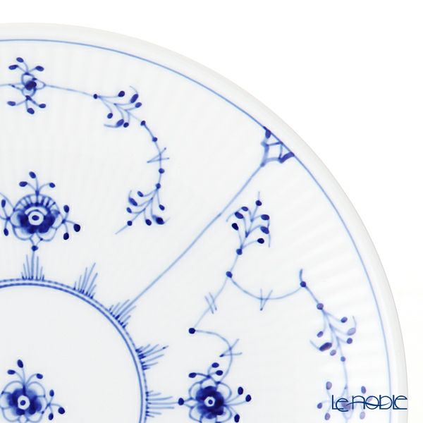 ロイヤルコペンハーゲン（Royal Copenhagen） ブルー フルーテッド プレイン クーププレート 19cm 1101729