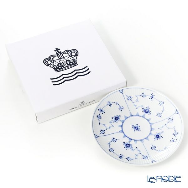 ロイヤルコペンハーゲン（Royal Copenhagen） ブルー フルーテッド プレイン クーププレート 19cm 1101729
