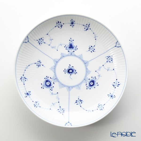ロイヤルコペンハーゲン（Royal Copenhagen） ブルー フルーテッド プレイン ディーププレート 20×H3.5cm 1101730