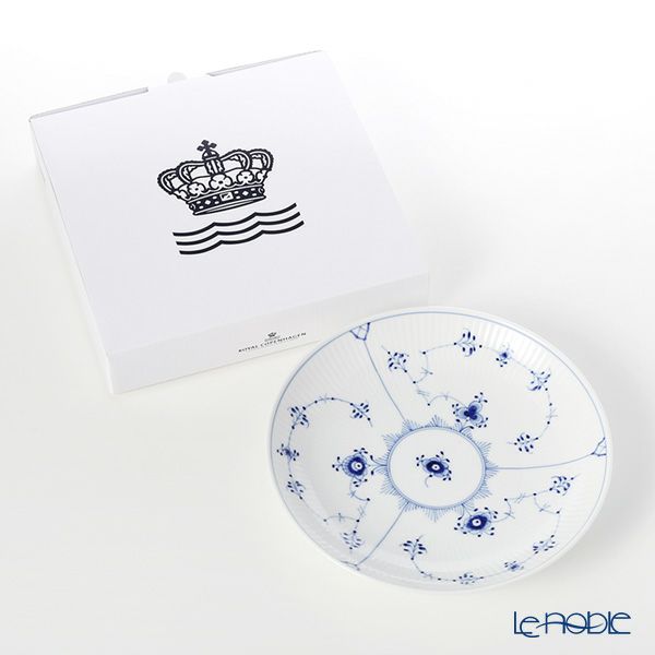 ロイヤルコペンハーゲン（Royal Copenhagen） ブルー フルーテッド プレイン ディーププレート 20×H3.5cm 1101730