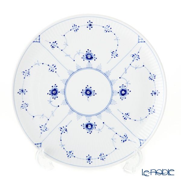 ロイヤルコペンハーゲン（Royal Copenhagen） ブルー フルーテッド プレイン クーププレート 23cm 1101733