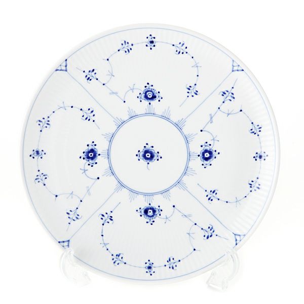 ロイヤルコペンハーゲン（Royal Copenhagen） ブルー フルーテッド プレイン クーププレート 23cm 1101733