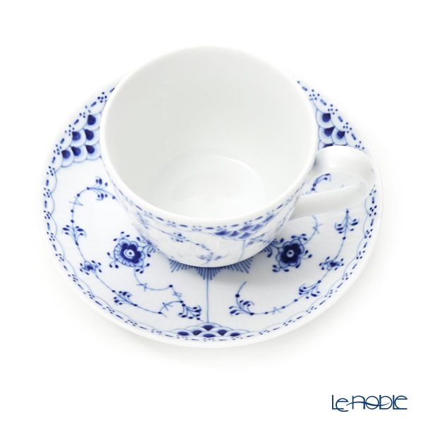 ロイヤルコペンハーゲン（Royal Copenhagen） ブルー フルーテッド ハーフレース カップ＆ソーサー 200ml 1102059／1020522