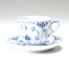 ロイヤルコペンハーゲン（Royal Copenhagen） ブルー フルーテッド ハーフレース コーヒーカップ＆ソーサー 170ml 1102071／1017205