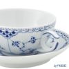 ロイヤルコペンハーゲン（Royal Copenhagen） ブルー フルーテッド ハーフレース ティーカップ＆ソーサー 200ml 1102080／1017206
