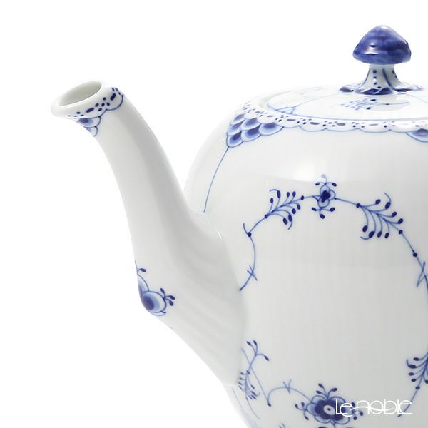ロイヤルコペンハーゲン（Royal Copenhagen） ブルー フルーテッド ハーフレース ティーポット（L） 1000ml 1102141／1017209