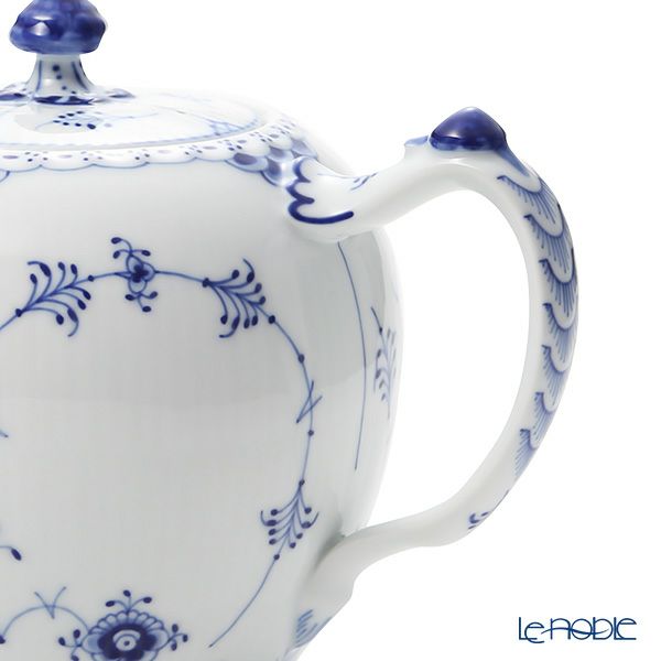 ロイヤルコペンハーゲン（Royal Copenhagen） ブルー フルーテッド ハーフレース ティーポット（L） 1000ml 1102141／1017209