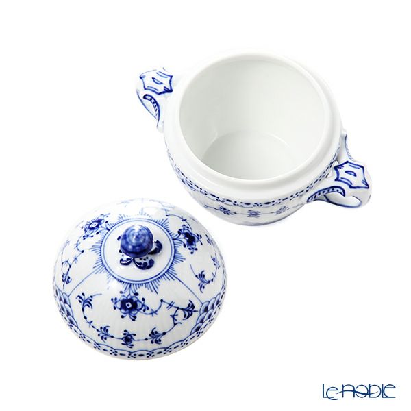 ロイヤルコペンハーゲン（Royal Copenhagen） ブルー フルーテッド ハーフレース シュガーボウル L 200ml 1102159／1017210