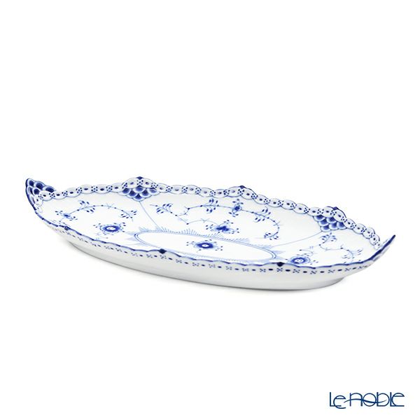 ロイヤルコペンハーゲン（Royal Copenhagen） ブルー フルーテッド ハーフレース ディッシュ（楕円） 24.5×12cm 1102349