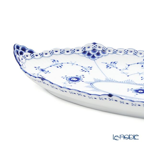ロイヤルコペンハーゲン（Royal Copenhagen） ブルー フルーテッド ハーフレース ディッシュ（楕円） 24.5×12cm 1102349