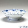 ロイヤルコペンハーゲン（Royal Copenhagen） ブルー フルーテッド ハーフレース ケーキ皿（脚付） 6×17.5cm 1102427