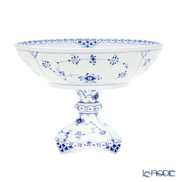 ロイヤルコペンハーゲン（Royal Copenhagen） ブルー フルーテッド ハーフレース コンポート 14cm 1102428／1017215