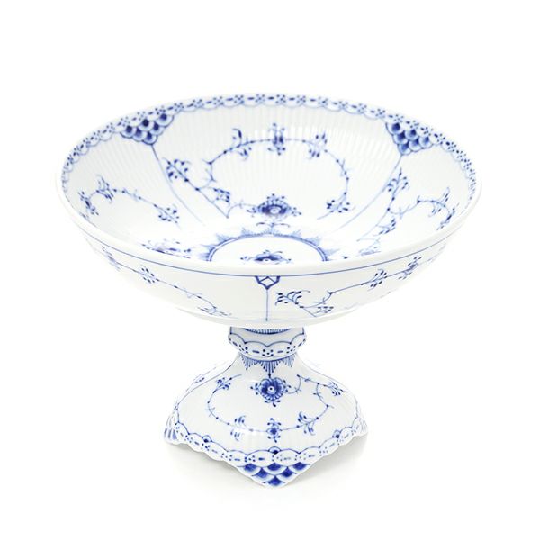 ロイヤルコペンハーゲン（Royal Copenhagen） ブルー フルーテッド ハーフレース コンポート 14cm 1102428／1017215