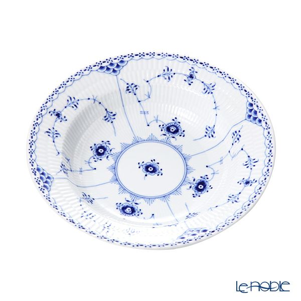 ロイヤルコペンハーゲン（Royal Copenhagen） ブルー フルーテッド ハーフレース プレート（ディープ） 21cm 1102604／1017221