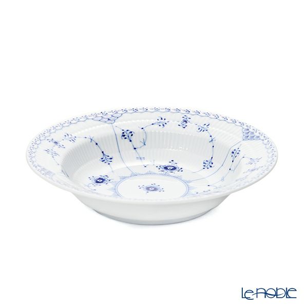 ロイヤルコペンハーゲン（Royal Copenhagen） ブルー フルーテッド ハーフレース プレート（ディープ） 21cm 1102604／1017221