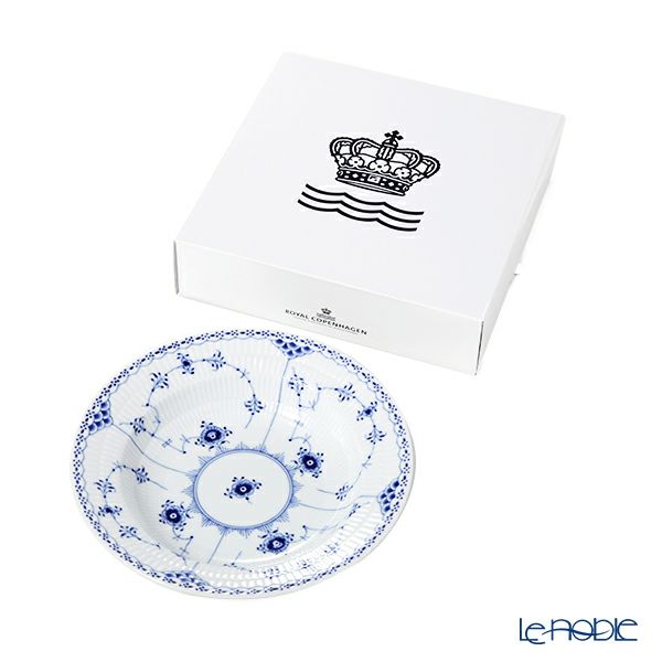 ロイヤルコペンハーゲン（Royal Copenhagen） ブルー フルーテッド ハーフレース プレート（ディープ） 21cm 1102604／1017221