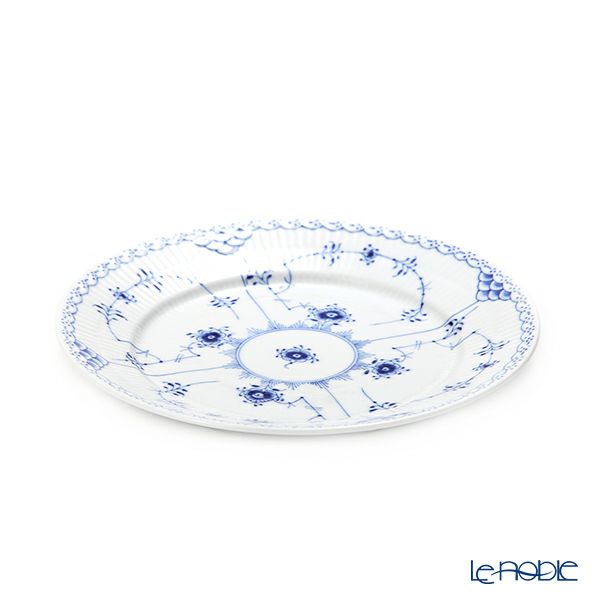 ロイヤルコペンハーゲン（Royal Copenhagen） ブルー フルーテッド ハーフレース プレート（フラット） 22cm 1102622／1017223