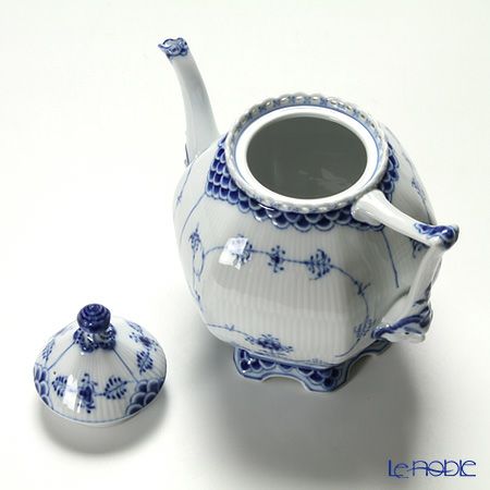 ロイヤルコペンハーゲン（Royal Copenhagen） ブルー フルーテッド フルレース ティーポット 1000ml 1103141／1017228